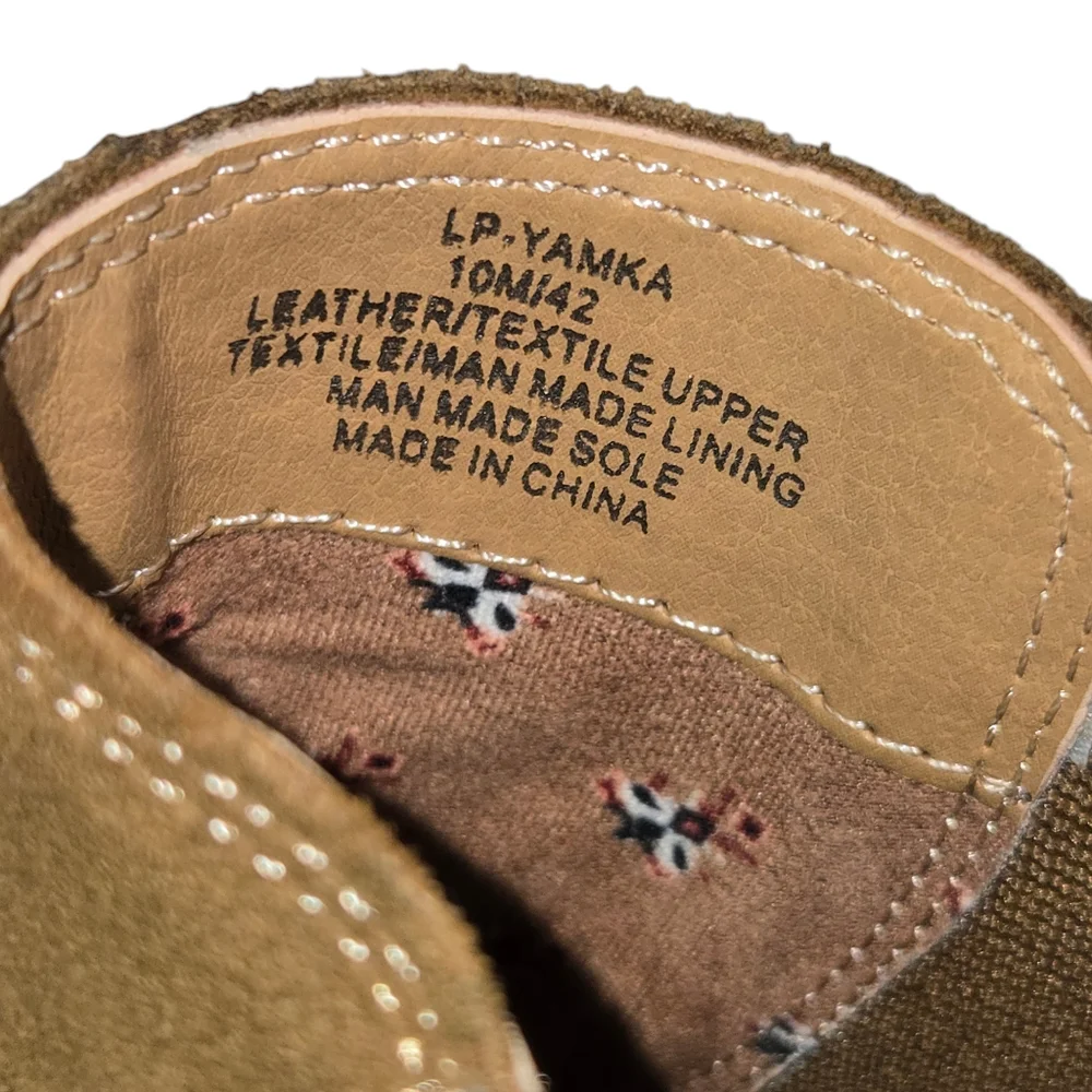 Lucky Brand Sz 10 Yamka Leather‎ Pull-on Almond-toe Chelsea Ankle Bootie